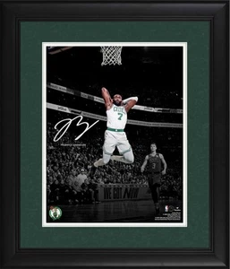 Jaylen Brown Boston Celtics Framed 11x14 Spotlight Photo - Facsimile Signature - Picture 1 of 1