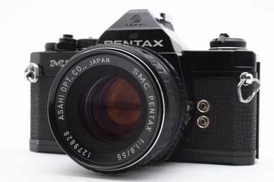 READ! [Exc+5] Pentax MX Black 35mm SLR Film Camera ｗ/ SMC 55mm f1.8 From JAPAN - Image 1 of 4