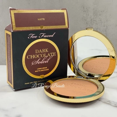 Too Faced Dark Chocolate Soleil Matte Bronzer Full Size 8g 0.28oz - Image 1 of 2