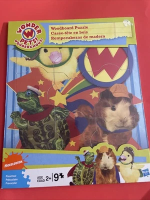 Rompecabezas de figuras de tablero de madera Wonder Pets para niños-Linny, Ming-Ming Tuck Hasbro 2010 nuevo Foto 1 de 4