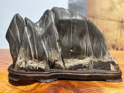 Suiseki Viewing Stone Valley Cascada Furuya Bonseki Bonsai Japonés Daiza 5.9i Foto 1 de 4