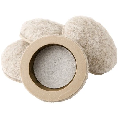 1 1/4" Round Self-Stick Formed Felt Furniture Pads with More Protection for S... - Image 1 of 4