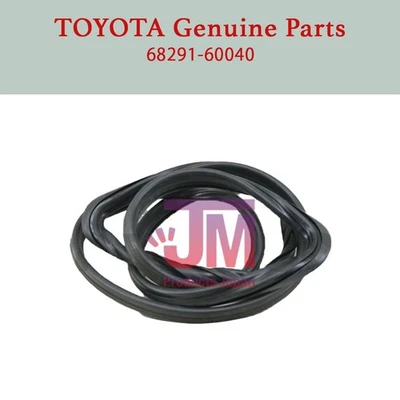 LAND CRUISER FJ80 HDJ80 RESISTENTE A LA INTEMPERIE PUERTA TRASERA VIDRIO 68291-60040 genuino Toyota Foto 1 de 3