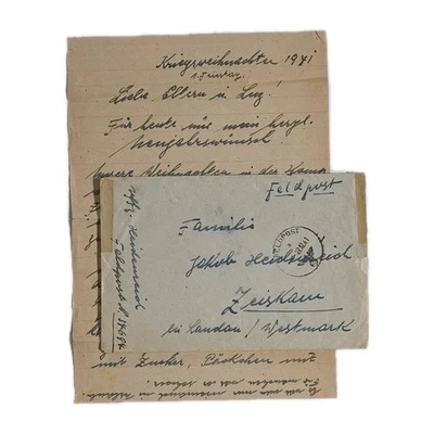 Feldpost GFP Geheime Feldpolizei 1 Ostfront Einsatz Ukraine MIT INHALT 1942 - Bild 1 von 4