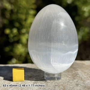 Selenite egg - high-quality selenite egg for energy and spiritual healing - Picture 1 of 1