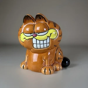 RAR - GARFIELD - Smiling Ceramic Bank - By Enesco - Nice 1981 - Bild 1 von 8