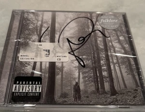 Taylor Swift SIGNED Folklore CD Authentic Autograph Sealed New - Picture 1 of 3