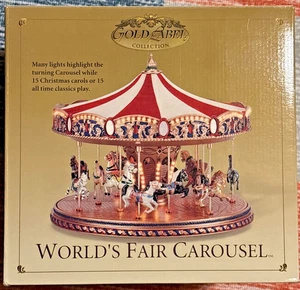 Mr. Christmas Gold Label 2003 Collection World's Fair Carousel - ungetestet - Bild 1 von 3