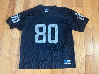 Camiseta deportiva vintage Adidas Jerry Rice Oakland Raiders negra FB #80 3XL Foto 1 de 4