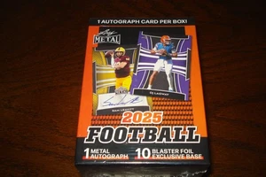 2025 Leaf Metal Football Factory Sealed Blaster Box - Bild 1 von 2