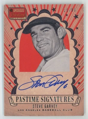Steve Garvey 2013 Panini America's Pastime Signatures Auto /99 #SG Los Angeles - Image 1 of 3
