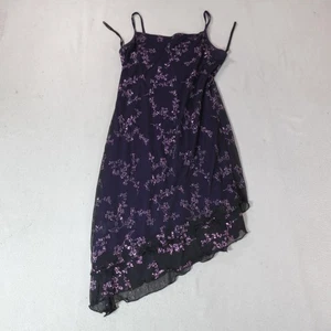 Y2K Witch Dress Womens Large Black Whimisgoth Lace Vamp Goth Asymetrical Whitchy - Picture 1 of 14