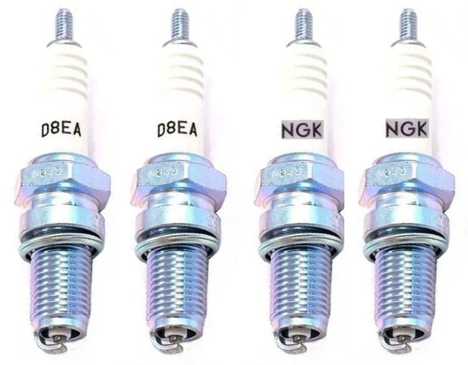 4X JR9B/D8EA SPARK PLUGS FITS  Suzuki GSX1100G/GSXR1100/Katana 1100 GSX1100F - Image 1 of 1