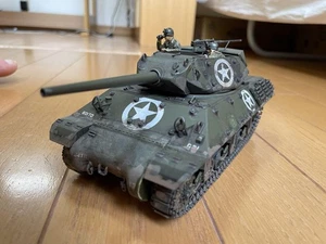 Assembled Tamiya 1/35 M10 Tank Destroyer Us Army Plastic Model Motorization - Picture 1 of 19