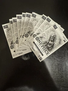 10x One Piece: Tournament Pack Vol. 6 Booster Pack ENGLISH FREE SHIPPING  - Picture 1 of 1