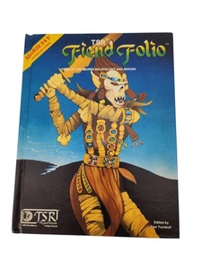 1981 TSR Advanced DUNGEONS & DRAGONS-Fiend Folio Tome of Creatures-1st Ed - Picture 1 of 12