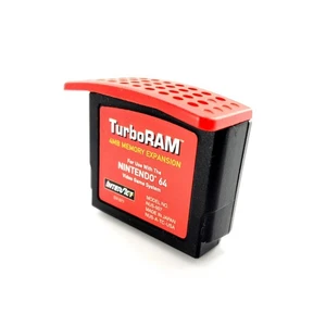 InterAct TurboRam Nintendo 64 4MB Memory Expansion Pak NUS-007 Rosso Testato Funzionante - Foto 1 di 4