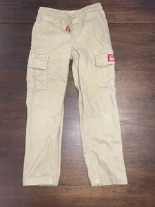 Boys Levi Strauss Tan Cargo Pants - Size 5 - Picture 1 of 4