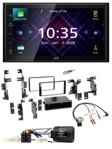JVC DAB 2DIN Lenkrad Bluetooth USB Autoradio für Nissan Tida ab 2008 Titan ab 20 - Bild 1 von 11