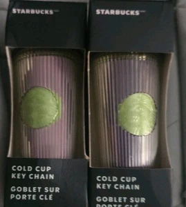 Starbucks Keychain Double Pack Of 2 New In Box - Picture 1 of 3