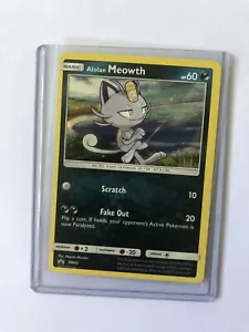 Alolan Meowth Promo SM43 Pokemon Card Near Mint Minus (NM-) - Picture 1 of 2