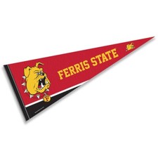 Ferris State Bulldogs Full Size 12 in X 30 in College NCAA Pennant