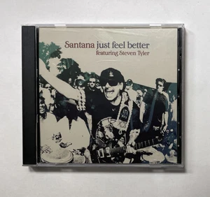 Carlos Santana Steven Tyler Just Feel Better Promo CD Aerosmith 82876-69285-2 - Picture 1 of 2