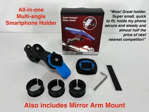 Compatible Quad Lock Smartphone Mount INCLUDING Mirror Arm Mount - Picture 1 of 7