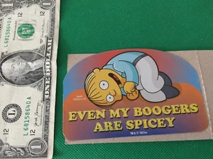 The Simpsons Bart Simpson Prism Vending Machine Sticker Foil 2006 #10 B341 - Picture 1 of 5