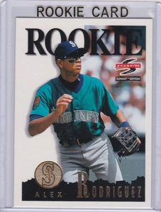 Tarjeta de novato Alex Rodríguez Summit AROD RC béisbol Seattle Mariners Yankees - Imagen 1 de 2