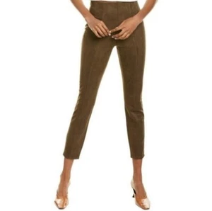 Blanknyc Brown Faux Suede Leggings Size 26 - Picture 1 of 12