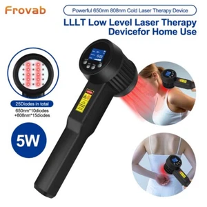 Medical Grade 5W High Power Laser Therapy for Humans/Pets Deep Joint/Muscle Pain - Picture 1 of 21