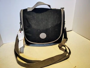 Kipling BLACK & Grey Women's Kichirou Lunch Bag, US Medium - Picture 1 of 15