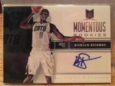Bismack Biyombo 2012-13 Panini Momentum Monumentous RC Autograph Auto - Bobcats - Image 1 of 2