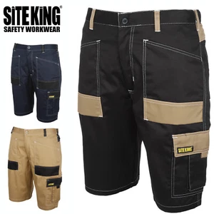  Mehrtaschen Kampf Cargo Arbeitsshorts für Herren von SITE KING Größe 30 bis 40  - Bild 1 von 8
