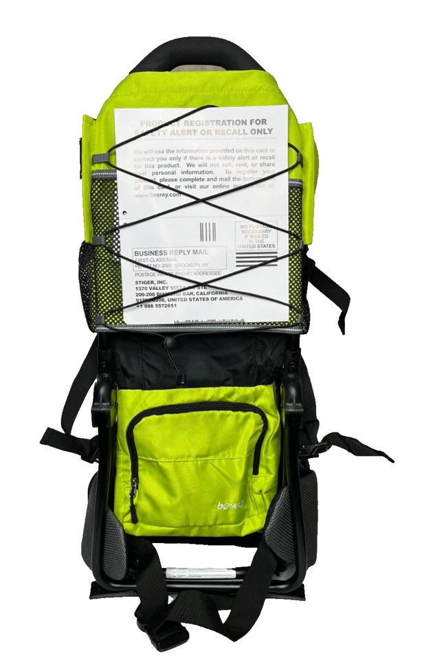 Besrey 16 to 40 Lbs. Baby Toddler Hiking Backpack Back Carrier BR-DE005 - Image 1 of 4