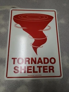 Tornado Shelter Sign  - Picture 1 of 3