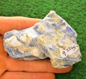 Chakra de limpieza mineral con exhibición de cristal azul cianita UKBUY✔ #13 - Imagen 1 de 24