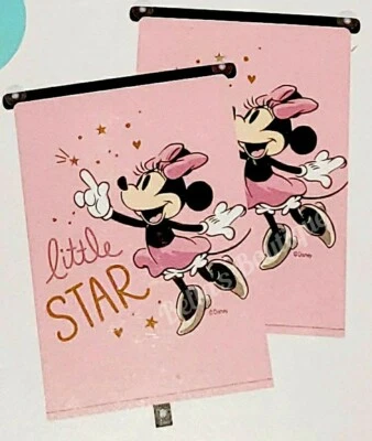 PACK 2 SOMBRILLAS DISNEY BABY MINNIE MOUSE "LITTLE STAR" con 3 VENTOSAS. Foto 1 de 2