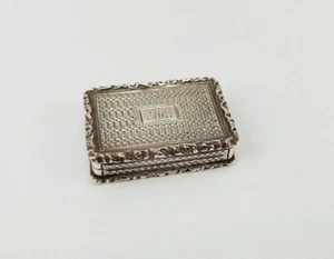 George III Sterling Silver Vinaigrette by John Bettridge - Picture 1 of 9