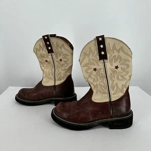 Bota occidental de cuero Ariat para mujer talla 7B Heritage - Imagen 1 de 8