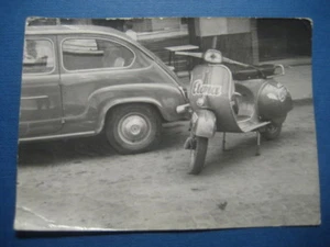 Seat 600+ Vespa or Lambretta Advertising Soaps Elena. Photo Genuine Years 50 - Picture 1 of 1