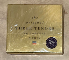 Original 3 Three Tenors in Concert Mehta Deluxe Gold CD Re-Mastered NEW Sealed