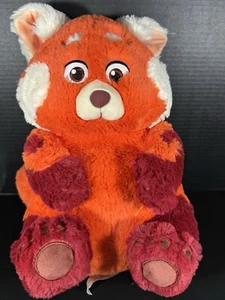 Disney Store Turning Red 16" Peluche Rojo Panda Mei Sentado Pixar - Imagen 1 de 8