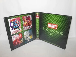 Custom Made 2011 Marvel Beginnings III Trading Card Album Binder - Picture 1 of 2