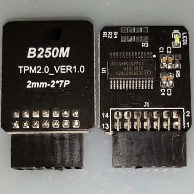 1pcs TPM2.0 Modul TPM 14Pin 2*7P Sicherheitsmodul für MSI B250M Win11 Plattform - Image 1 of 3