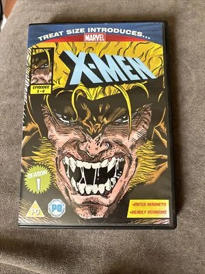 X-Men Season 1 Episodes 3 Enter Magneto and 4 Deadly Reunions Marvel DVD (1986) - Image 1 of 3