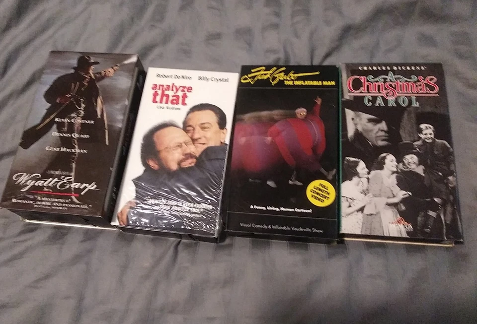 Lot 5 Wyatt Earp Fred Garbo The Inflatable Man HTF Vtg A Christmas Carol Analyze - Image 1 of 1