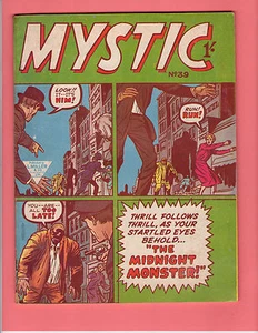MYSTIC #39 BRITISH Atlas/Marvel Pre & Post Code REPRINTS 1963 KIRBY 3.0 GD/VG - Picture 1 of 12