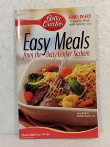 Classic Betty Crocker EASY MEALS Cookbooks #202 November 2003 - Picture 1 of 2